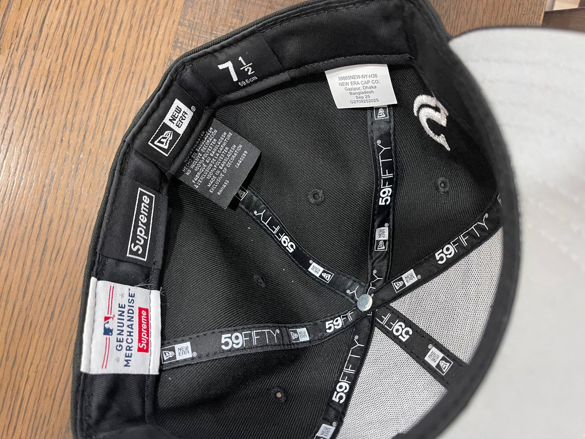 SS24 Supreme x MLB Chicago White Sox Fitted Hat