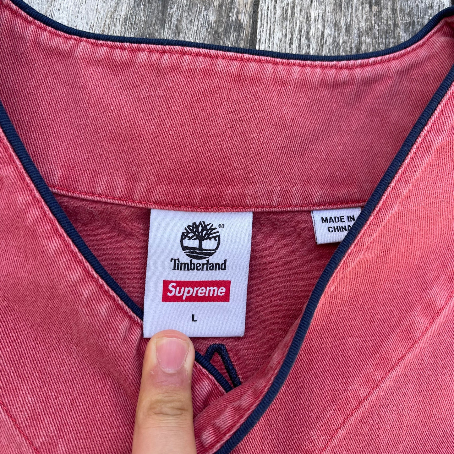 SS23 Supreme x Timberland Baseball Jersey