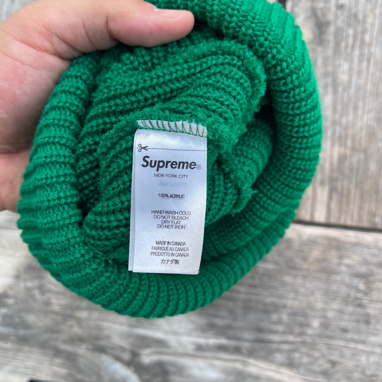 FW21 Supreme Loose Gauge Beanie