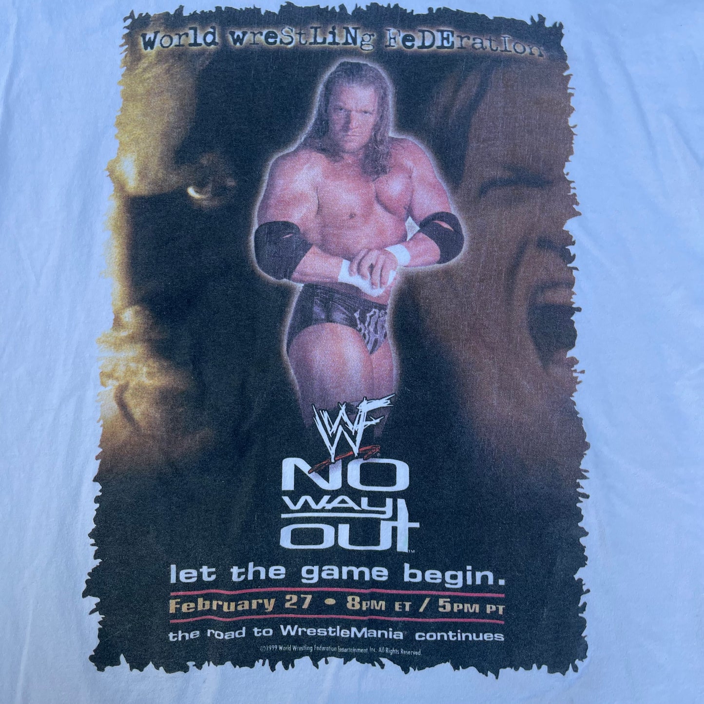 1999 WWF No Way Out Triple H T-shirt