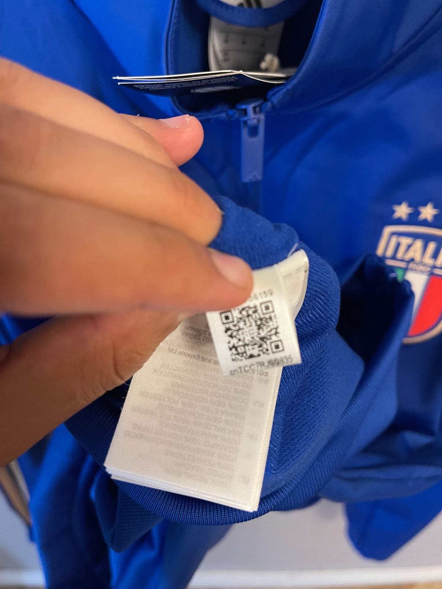 2025 Adidas Italia Italy Futbol Soccer Track Jacket