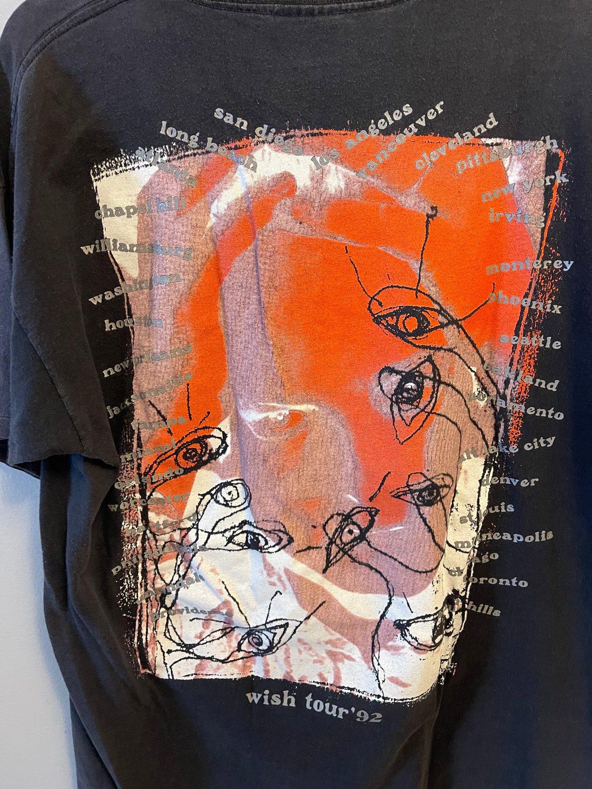 1992 The Cure Wish Tour T-shirt