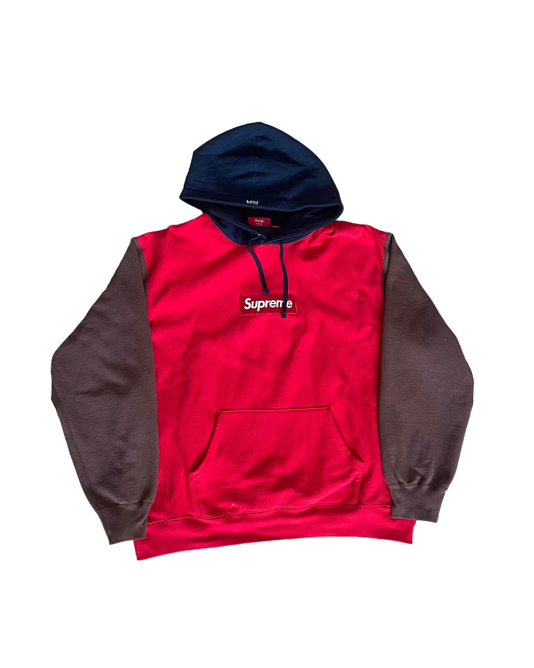 FW24 Supreme Box Logo Multicolor Hoodie