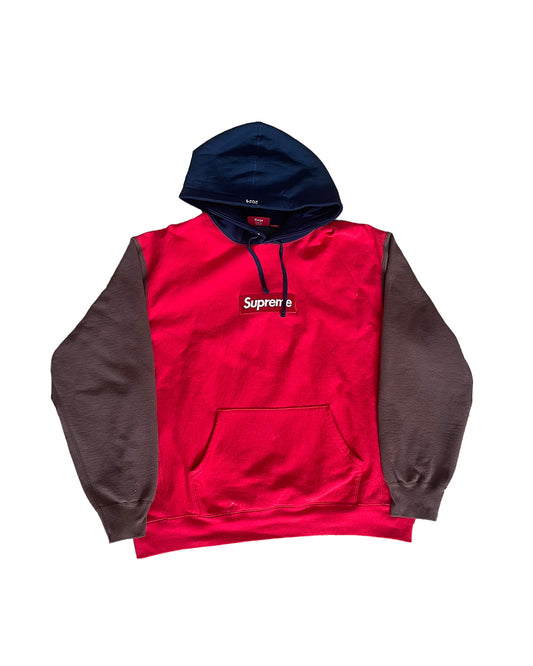 FW24 Supreme Box Logo Multicolor Hoodie
