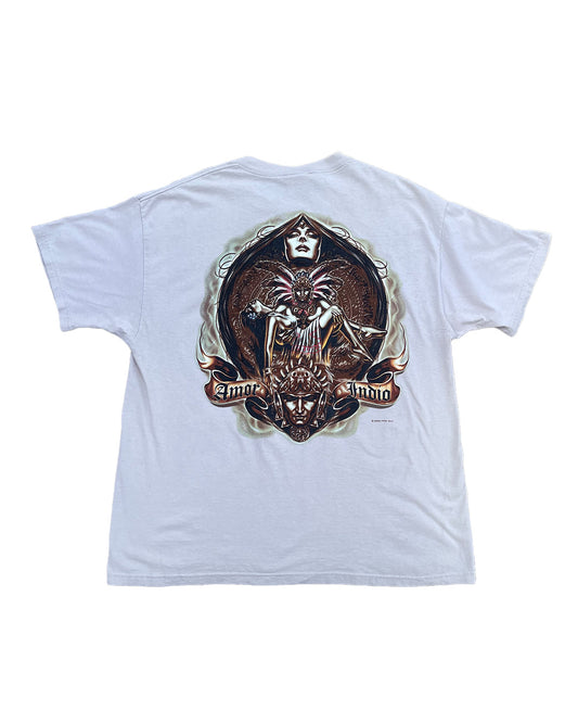 2002 Aztlan Amor Indio Chicano T-shirt