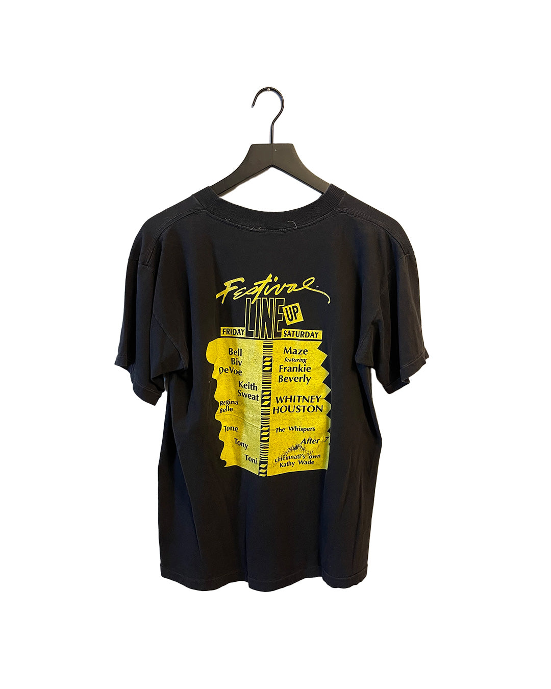 1991 Whitney Houston Cincinnati Riverfront Stadium T-shirt