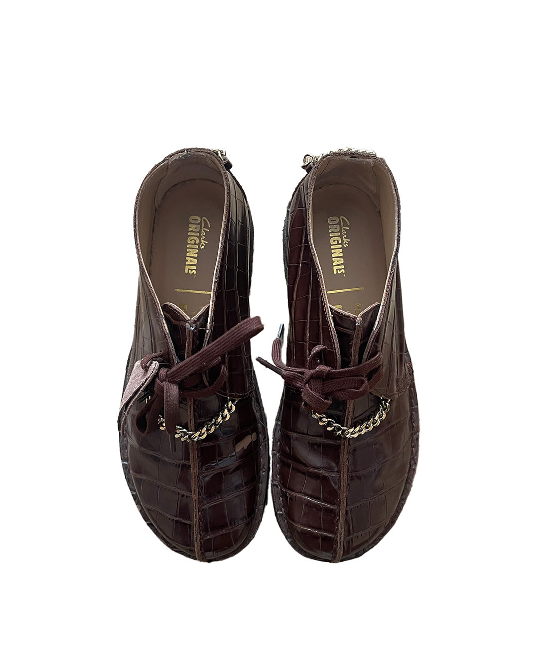 Supreme x Martine Rose x Clarks Brown Croc Desert Trek