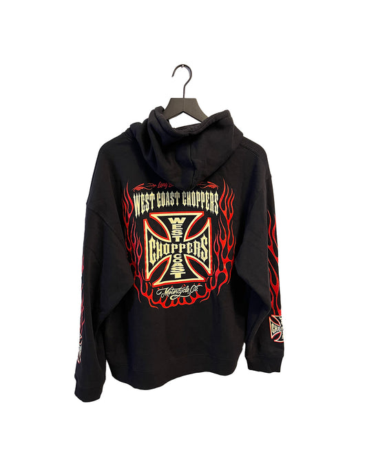 West Coast Choppers Flame Hoodie