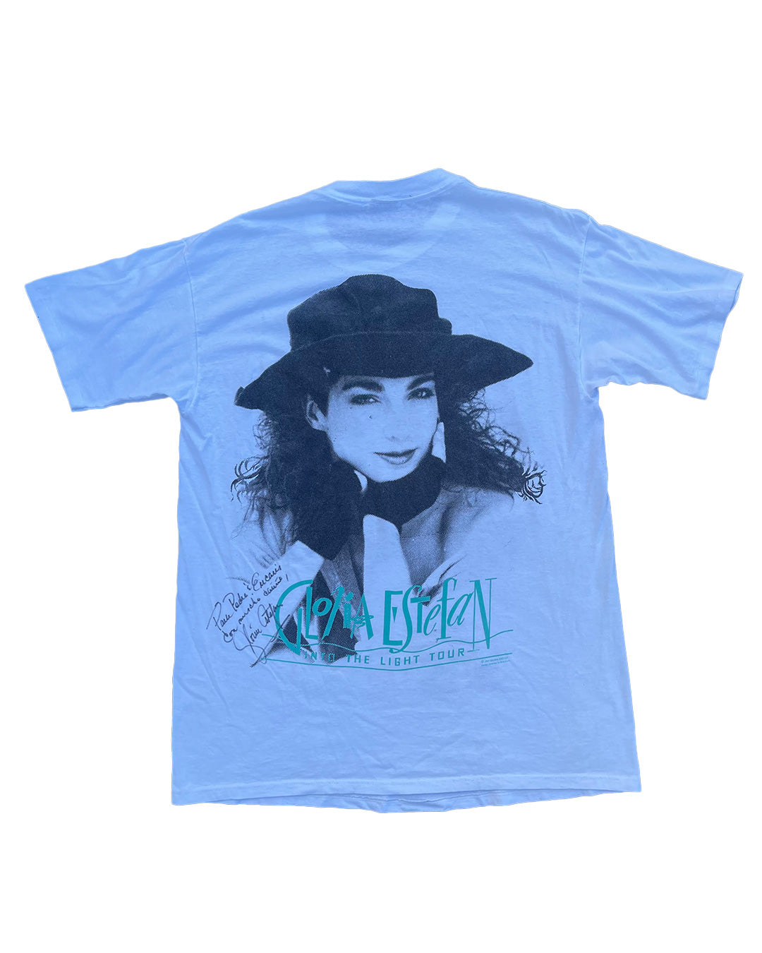 1991 Gloria Estefan Into the Light Tour T-shirt