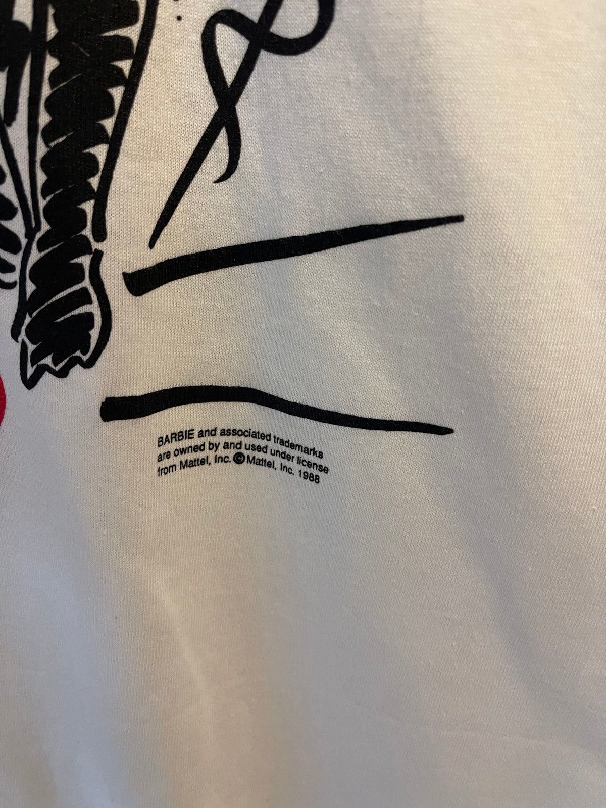 Vintage 1988 Barbie Promo T-shirt