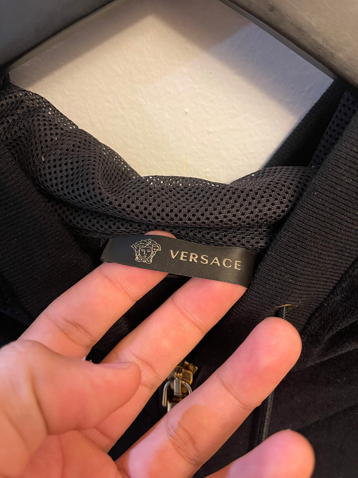Gianni Versace Medusa Zipper Hoodie