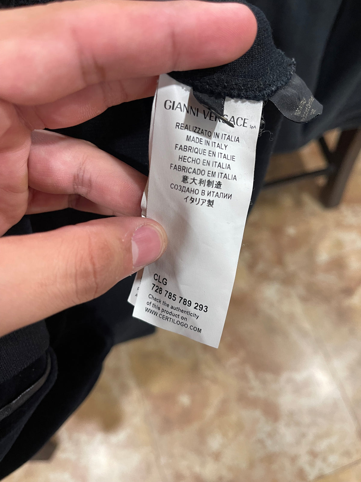Gianni Versace Medusa Zipper Hoodie