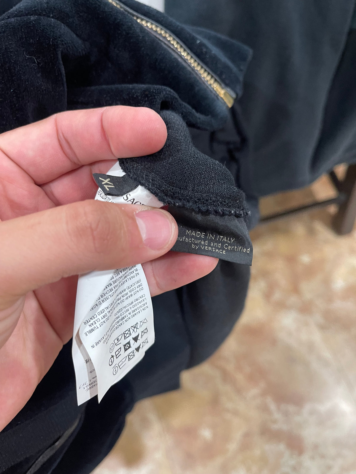 Gianni Versace Medusa Zipper Hoodie