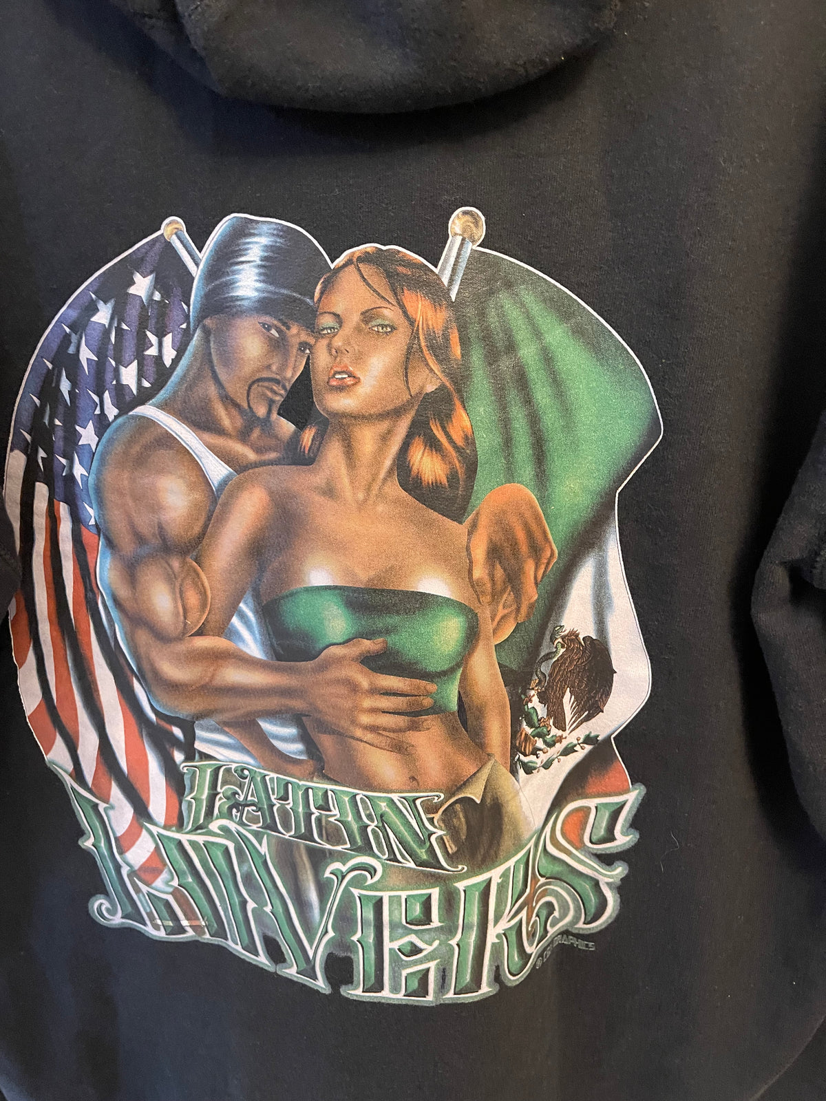 Vintage Y2K Chicano Latin Lovers Hoodie