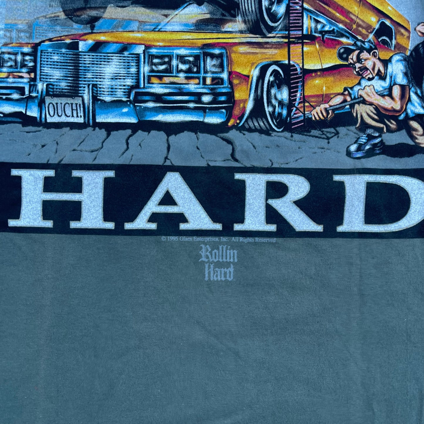 1995 Rollin Hard Hitting Hard Chicano T-shirt