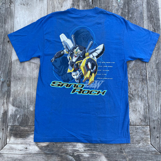 Vintage 1995 Mobile Suit Gundam Wing Sandrock Anime T-shirt