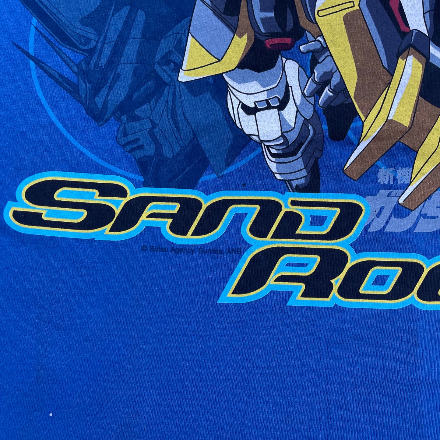 Vintage 1995 Mobile Suit Gundam Wing Sandrock Anime T-shirt