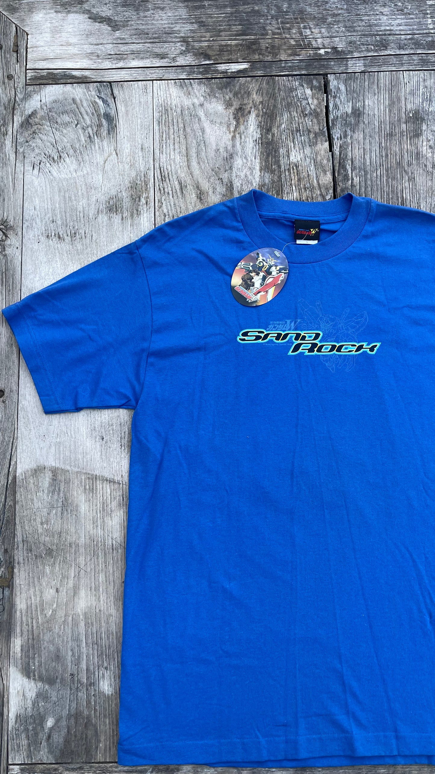 Vintage 1995 Mobile Suit Gundam Wing Sandrock Anime T-shirt