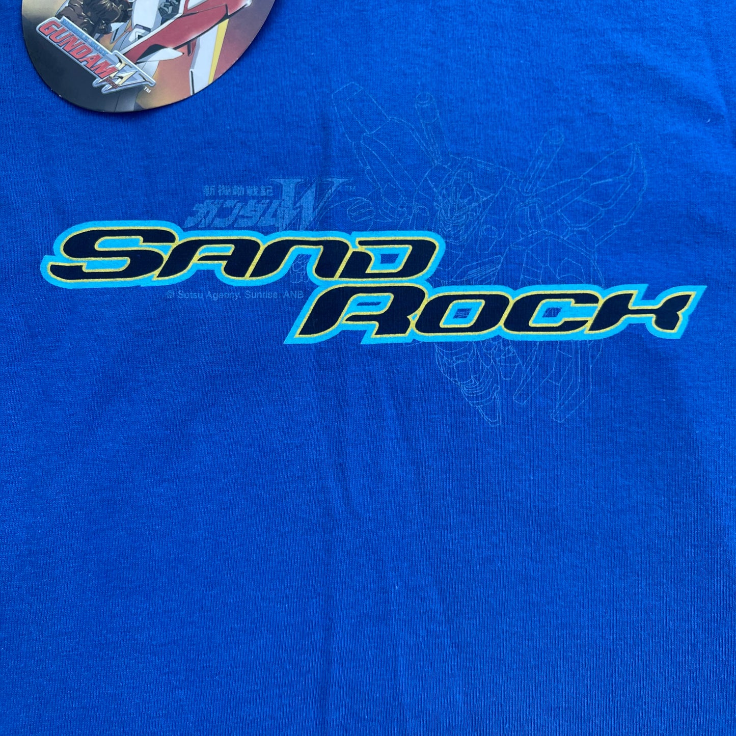 Vintage 1995 Mobile Suit Gundam Wing Sandrock Anime T-shirt