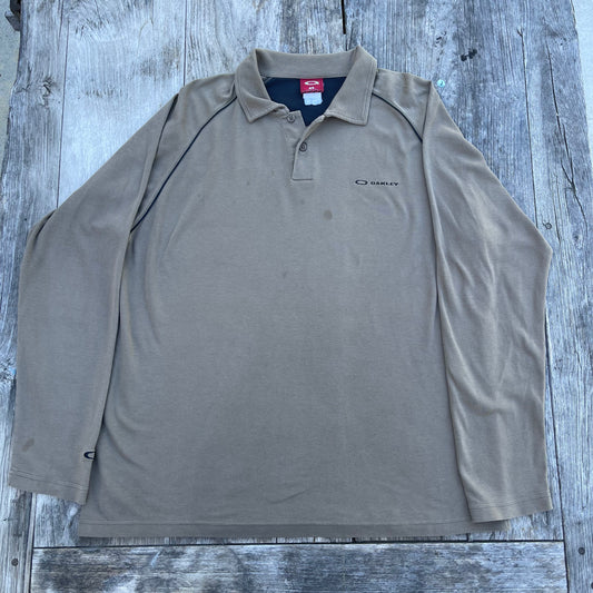 Vintage Oakley Longsleeve Polo Shirt