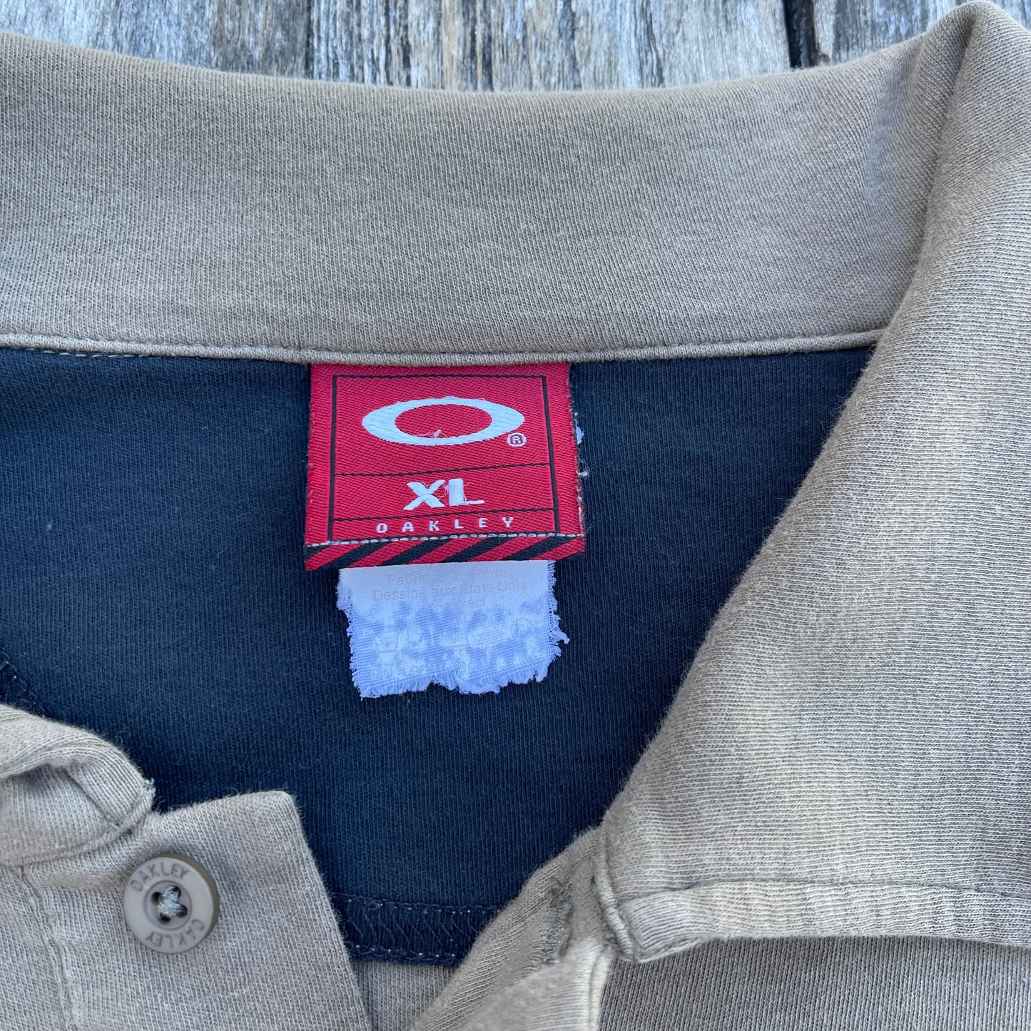 Vintage Oakley Longsleeve Polo Shirt