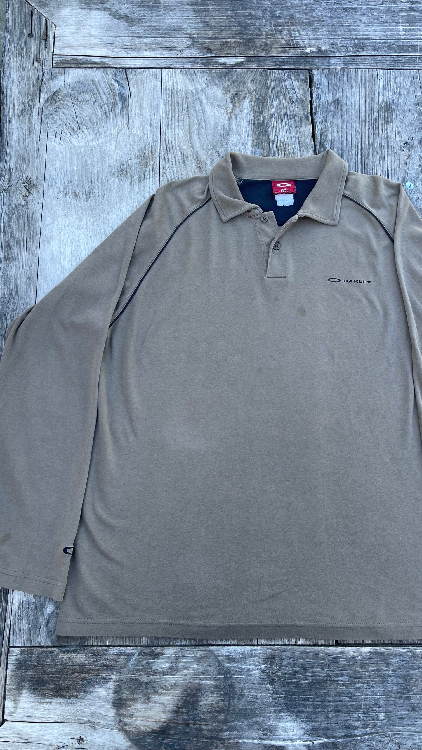 Vintage Oakley Longsleeve Polo Shirt