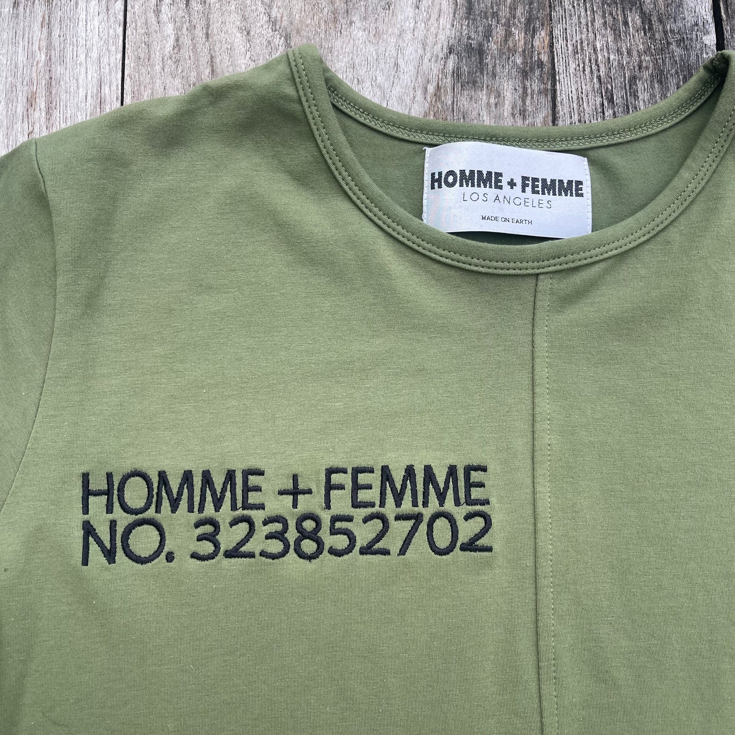 Homme + Femme Los Angeles Elongated Shirt
