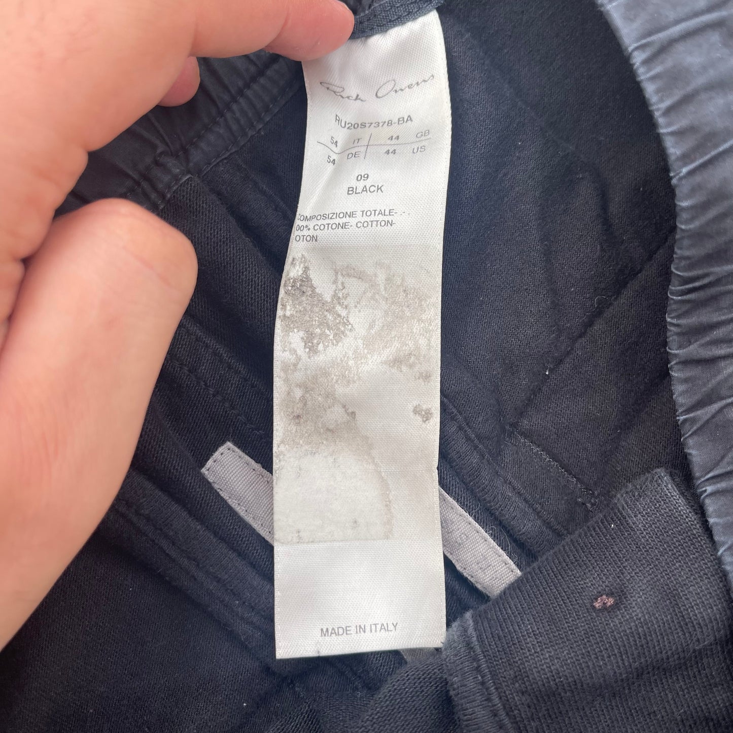 Rick Owens 20SS Side Zip Sweatpants