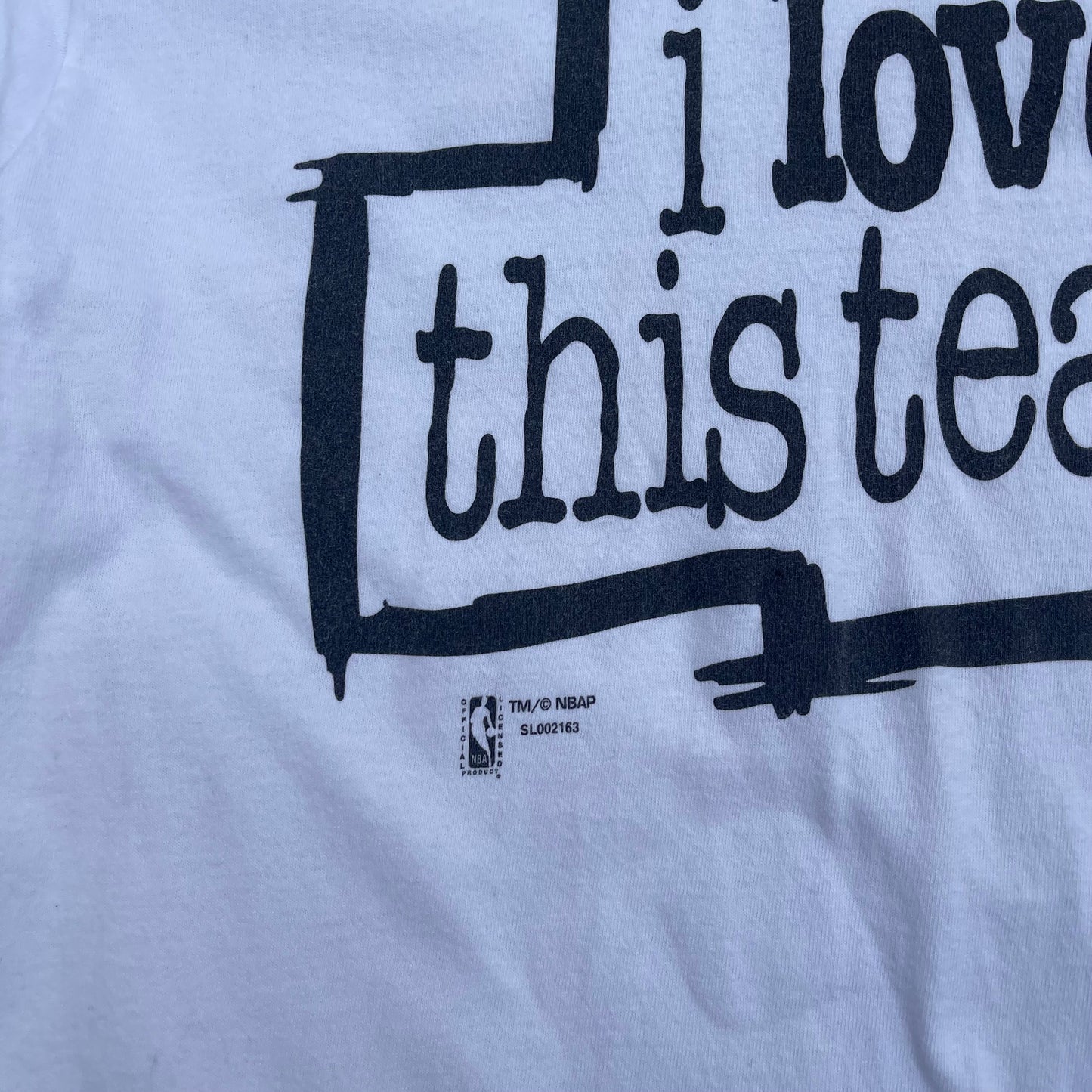 1995 NBA Chicago Bulls I Love This Team T-shirt