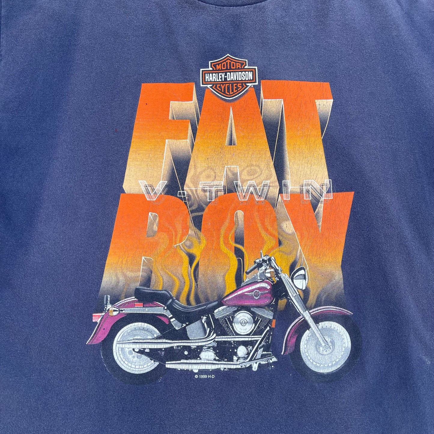 1999 Harley Davidson Fat Boy West Virginia T-shirt