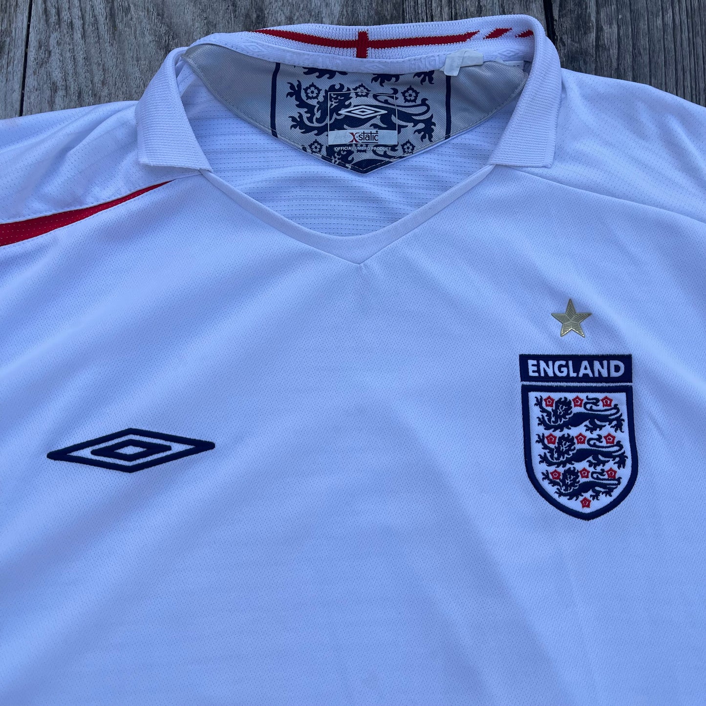 Vintage Umbro England Soccer Jersey