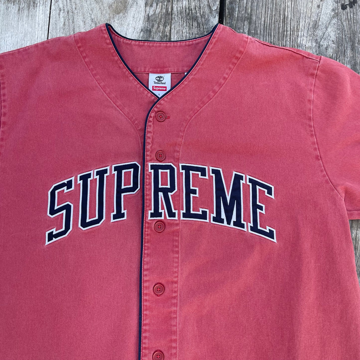SS23 Supreme x Timberland Baseball Jersey