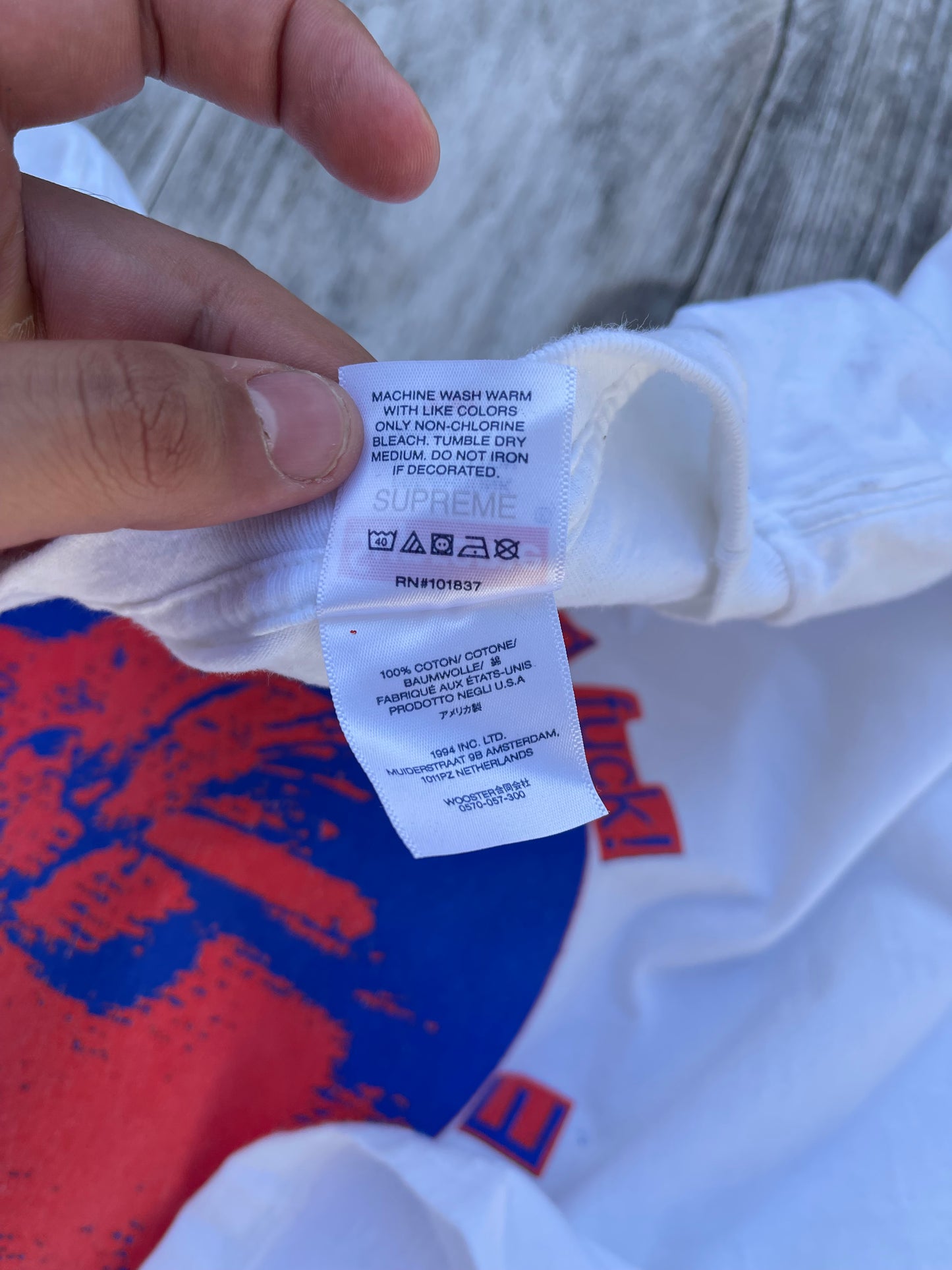 SS23 Supreme Smoke Cat T-shirt