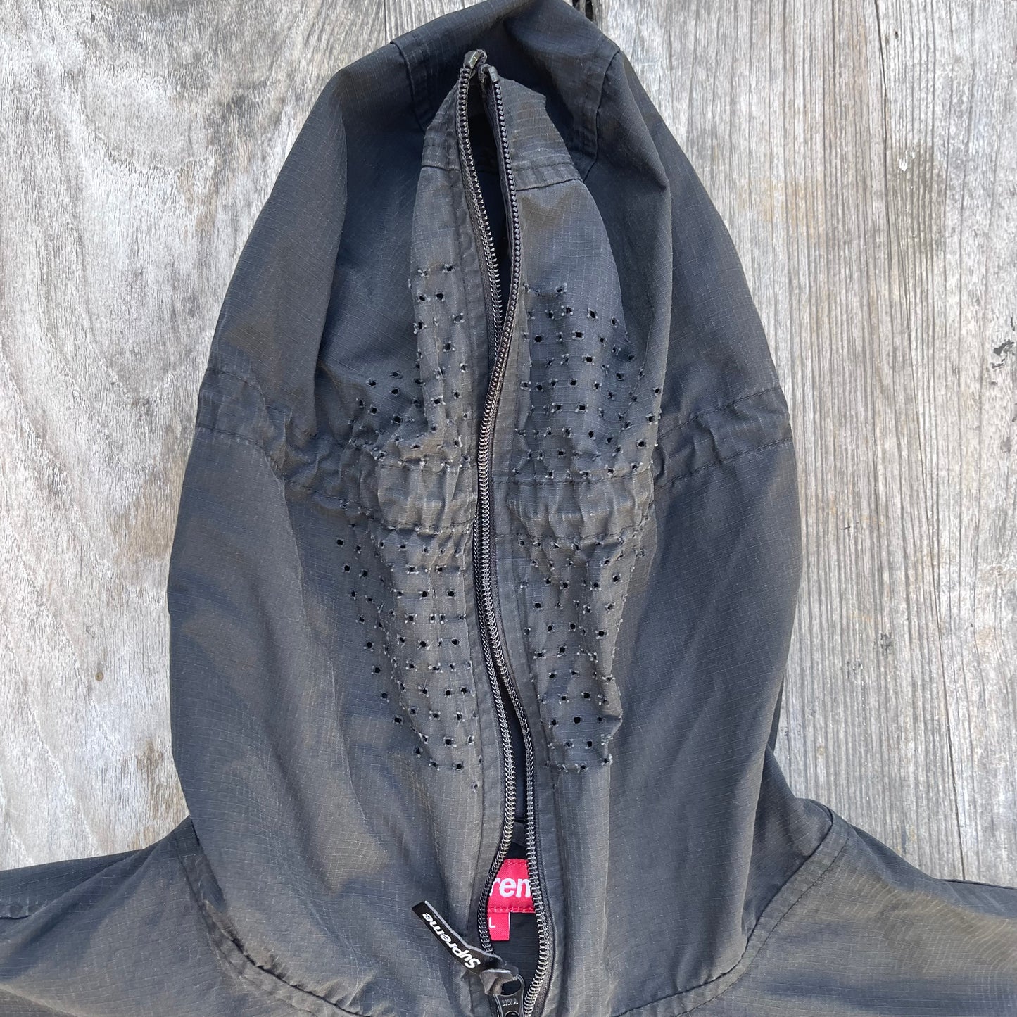 SS22 Supreme Full Zip Facemask Windbreaker