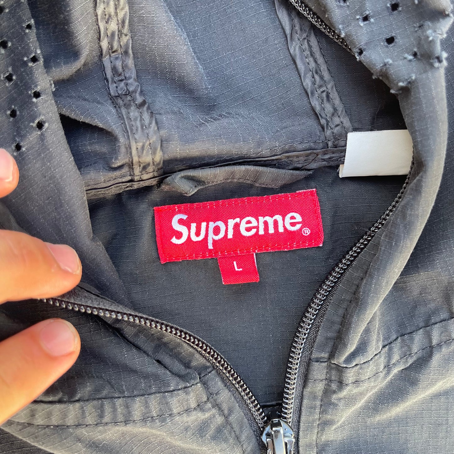 SS22 Supreme Full Zip Facemask Windbreaker