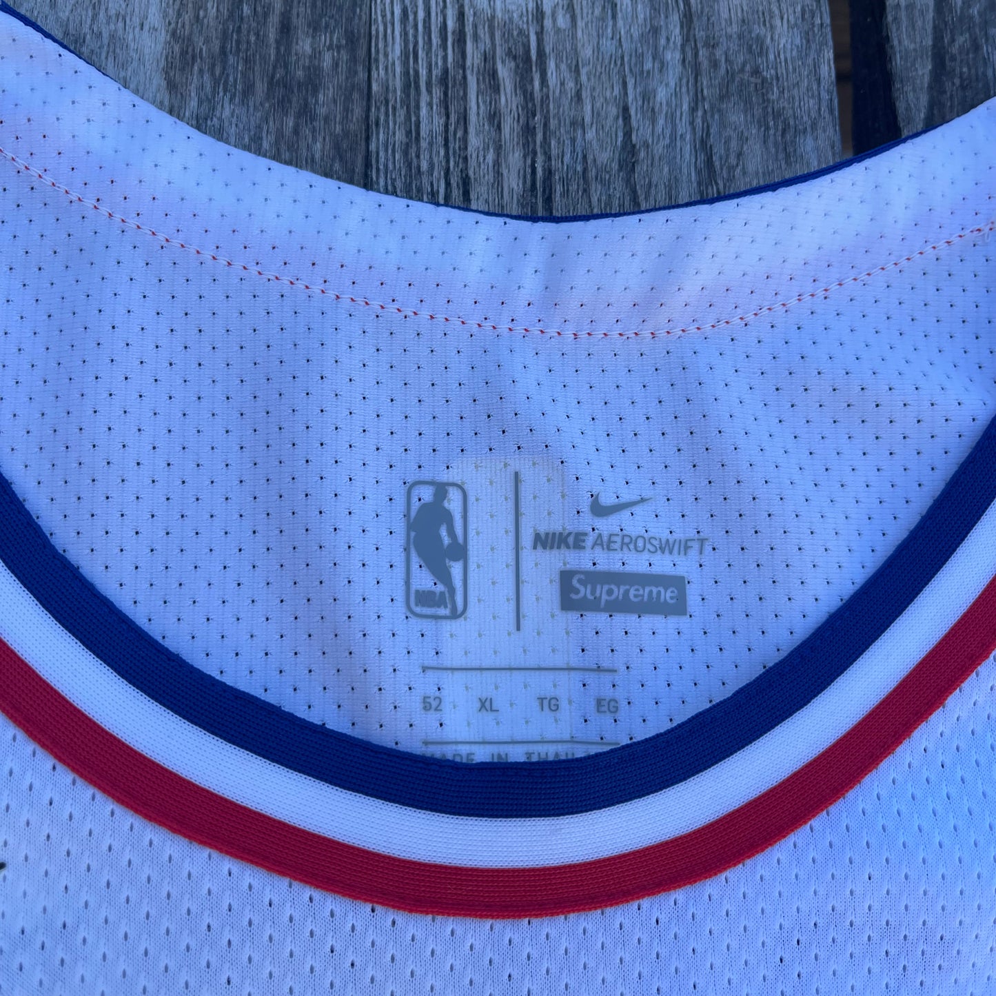 SS18 Supreme x Nike x NBA Basketball Jersey