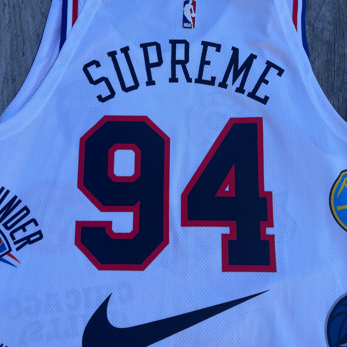 SS18 Supreme x Nike x NBA Basketball Jersey