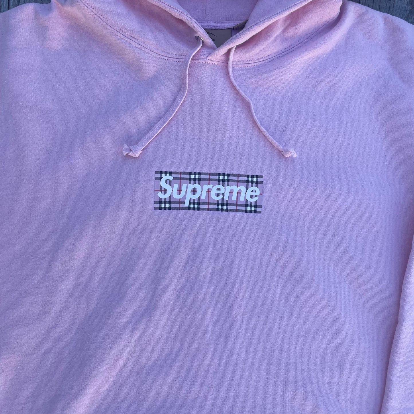 SS22 Supreme x Burberry Box Logo Hoodie