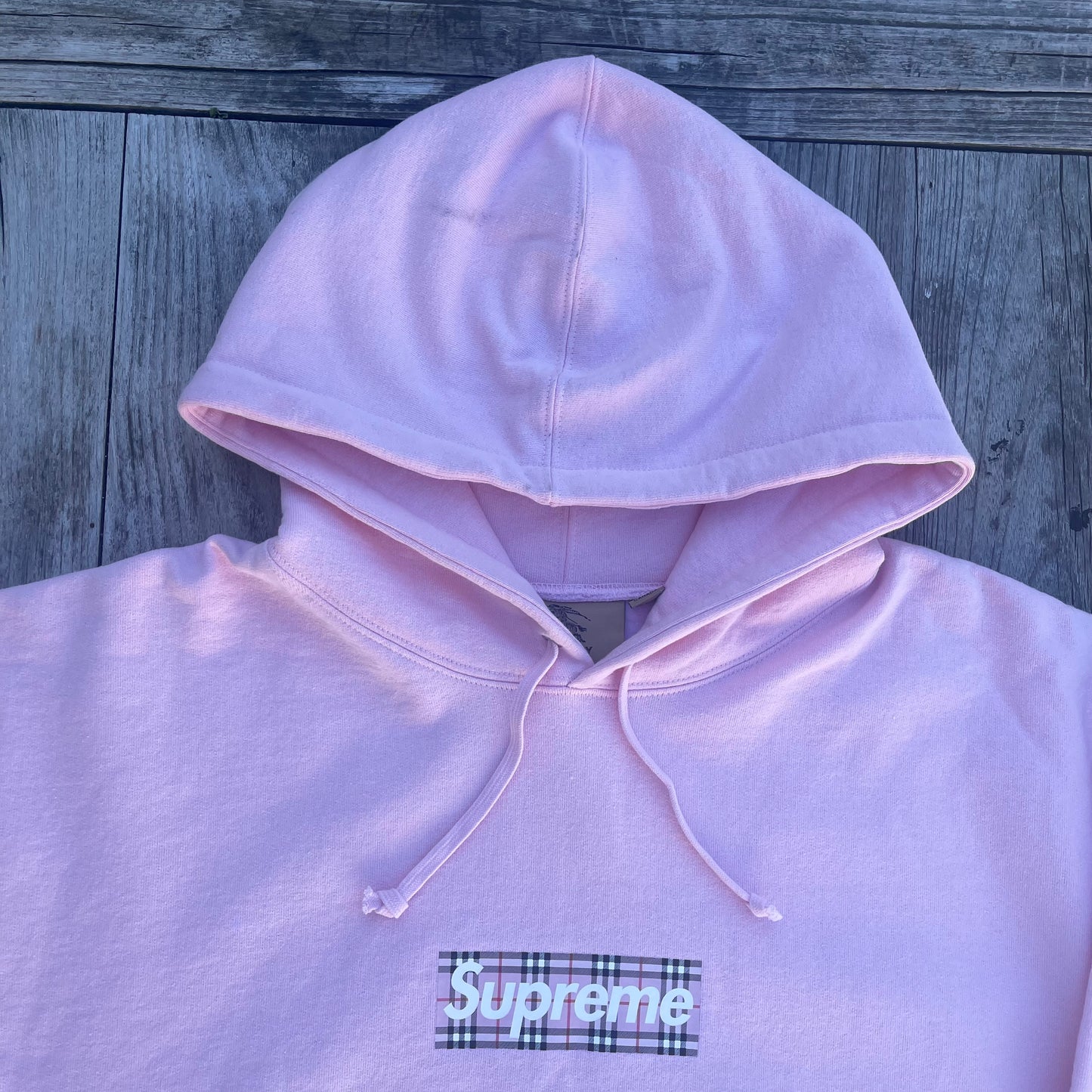 SS22 Supreme x Burberry Box Logo Hoodie