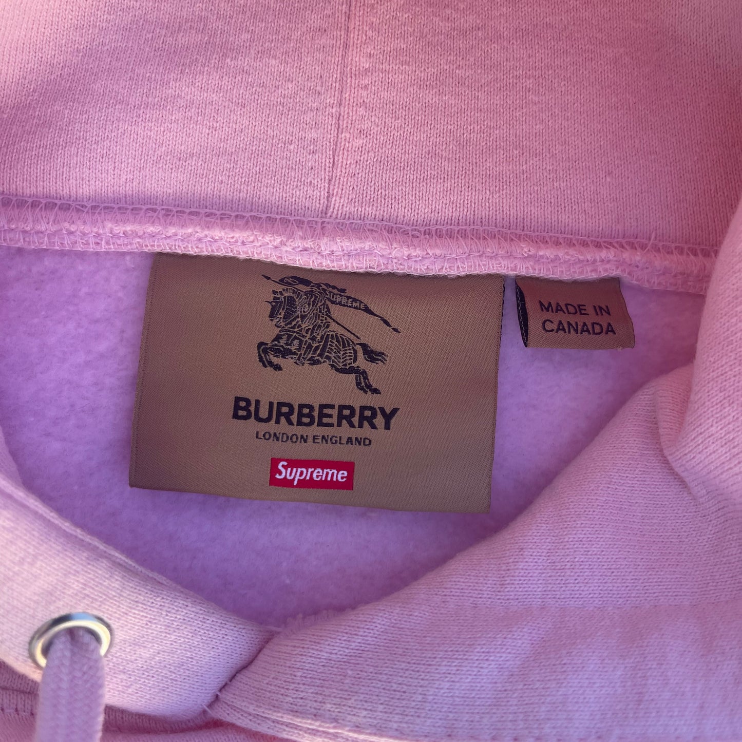 SS22 Supreme x Burberry Box Logo Hoodie