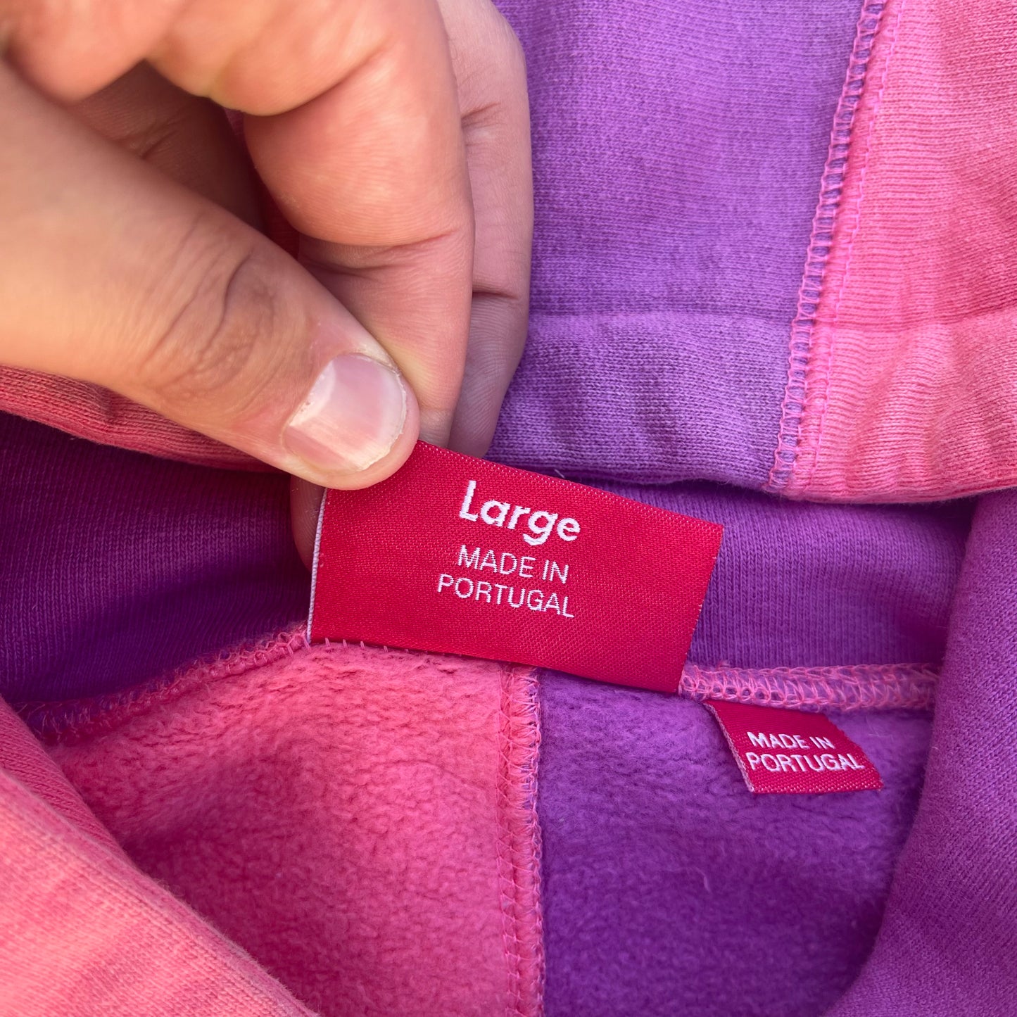 FW20 Supreme Patchwork Hoodie