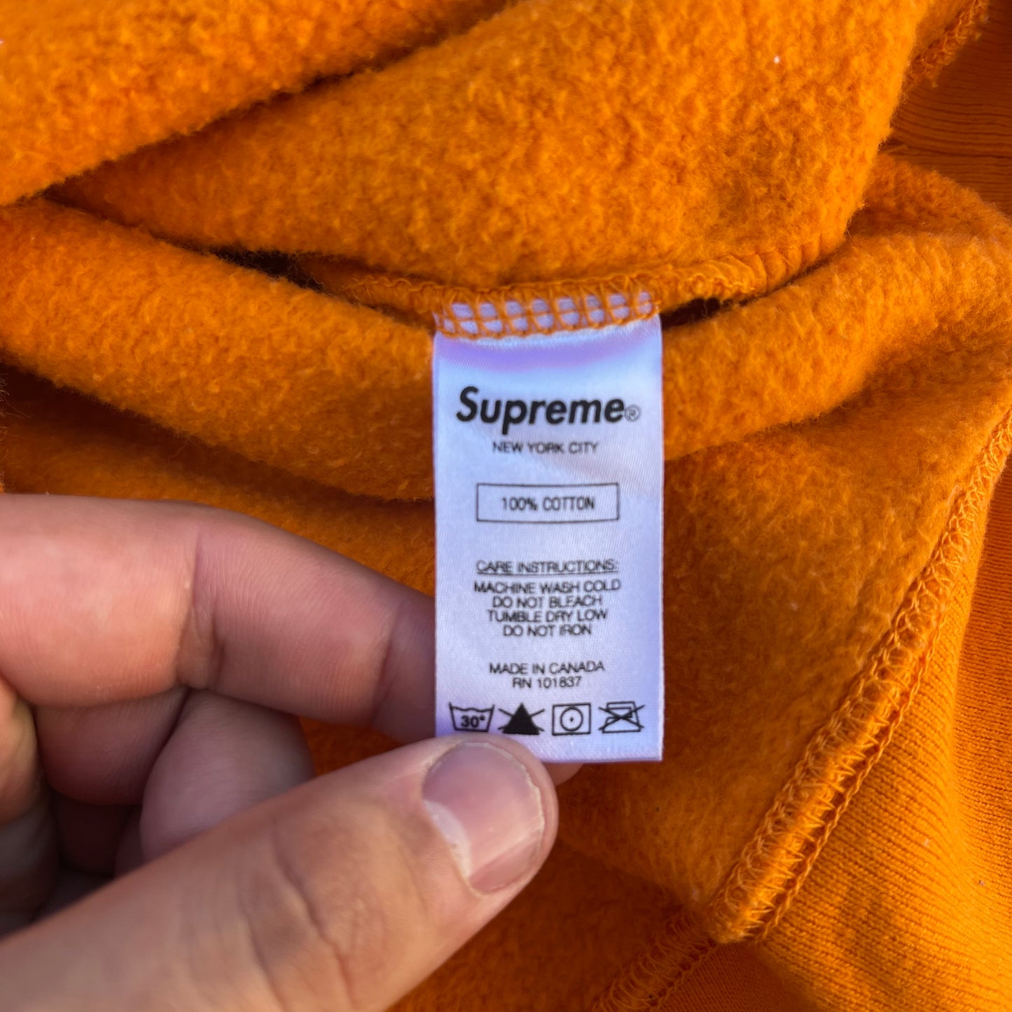 SS19 Supreme S Logo Colorblocked Hoodie