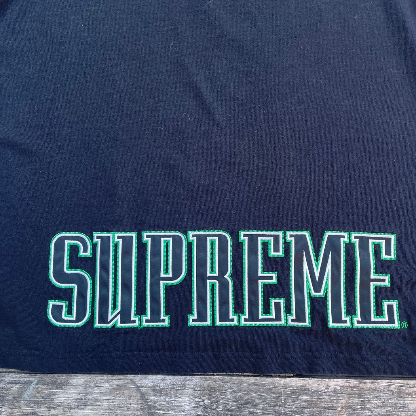 FW22 Supreme Contrast Applique T-shirt