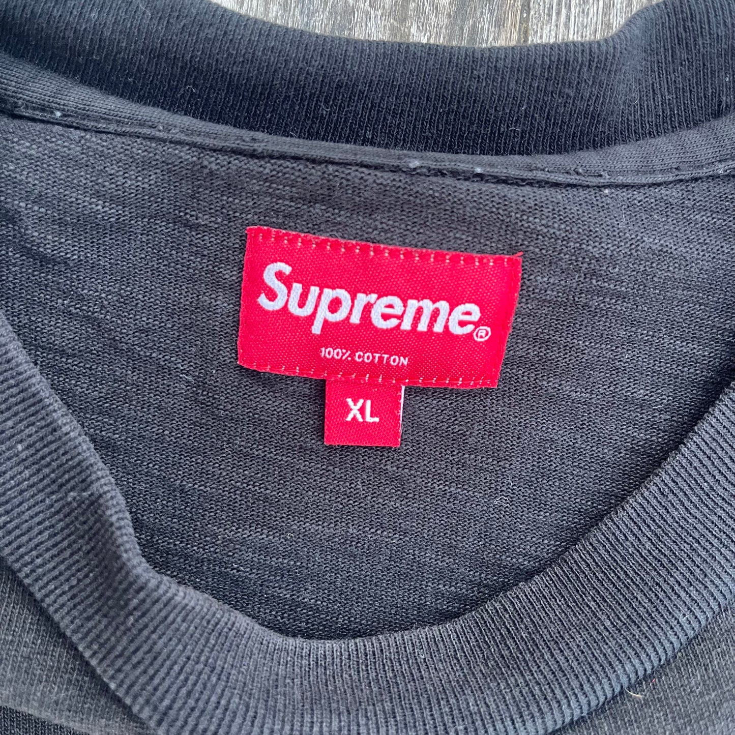 SS16 Supreme Arc Logo Long Sleeve Shirt