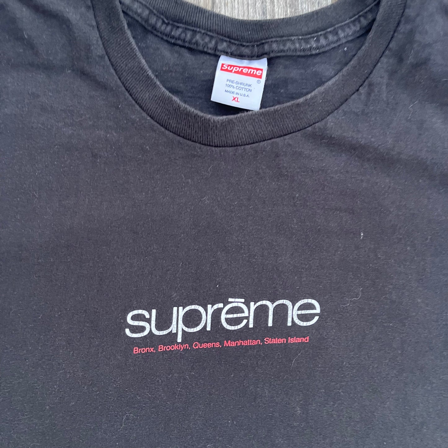 SS21 Supreme Five Boroughs T-shirt