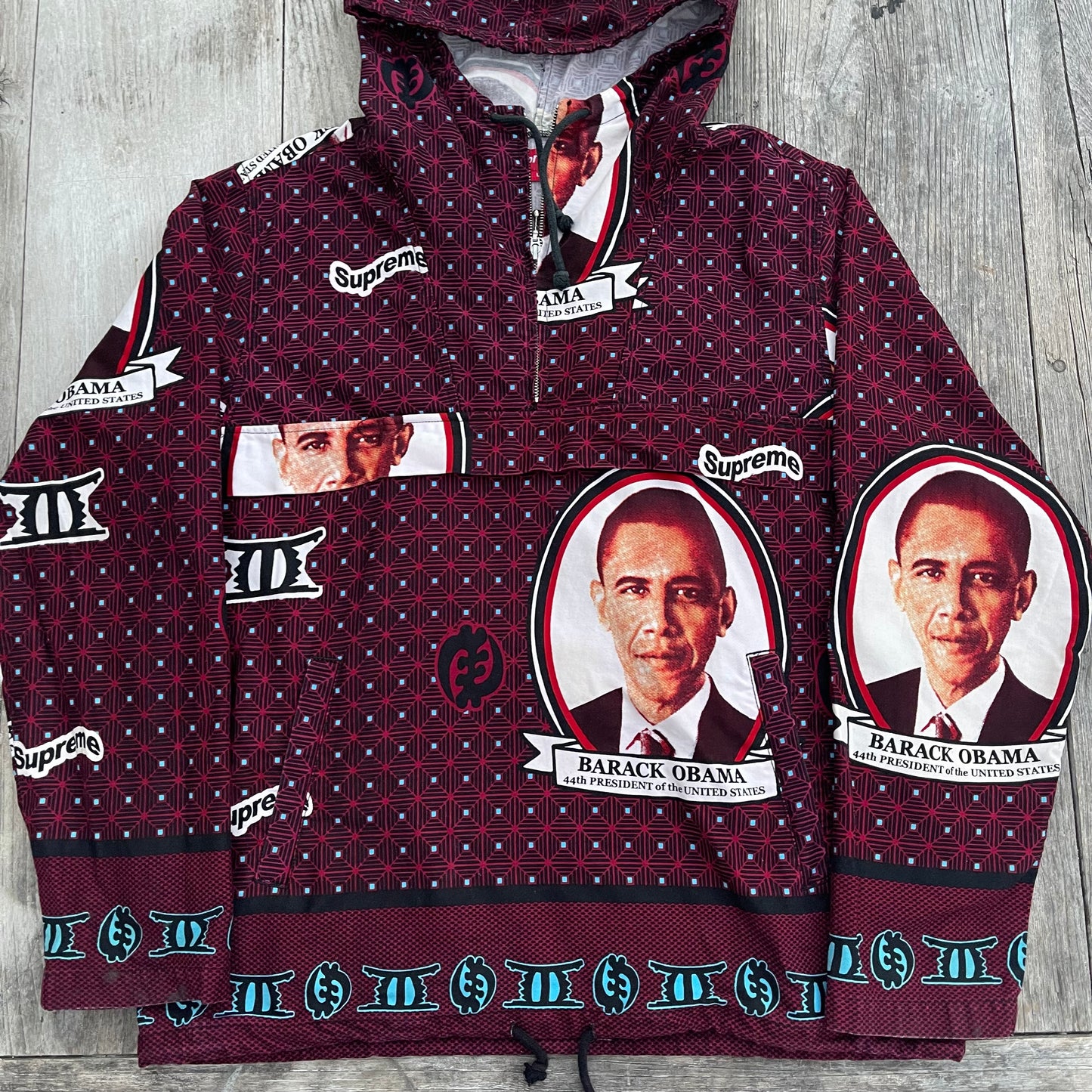 SS17 Supreme Obama Anorak