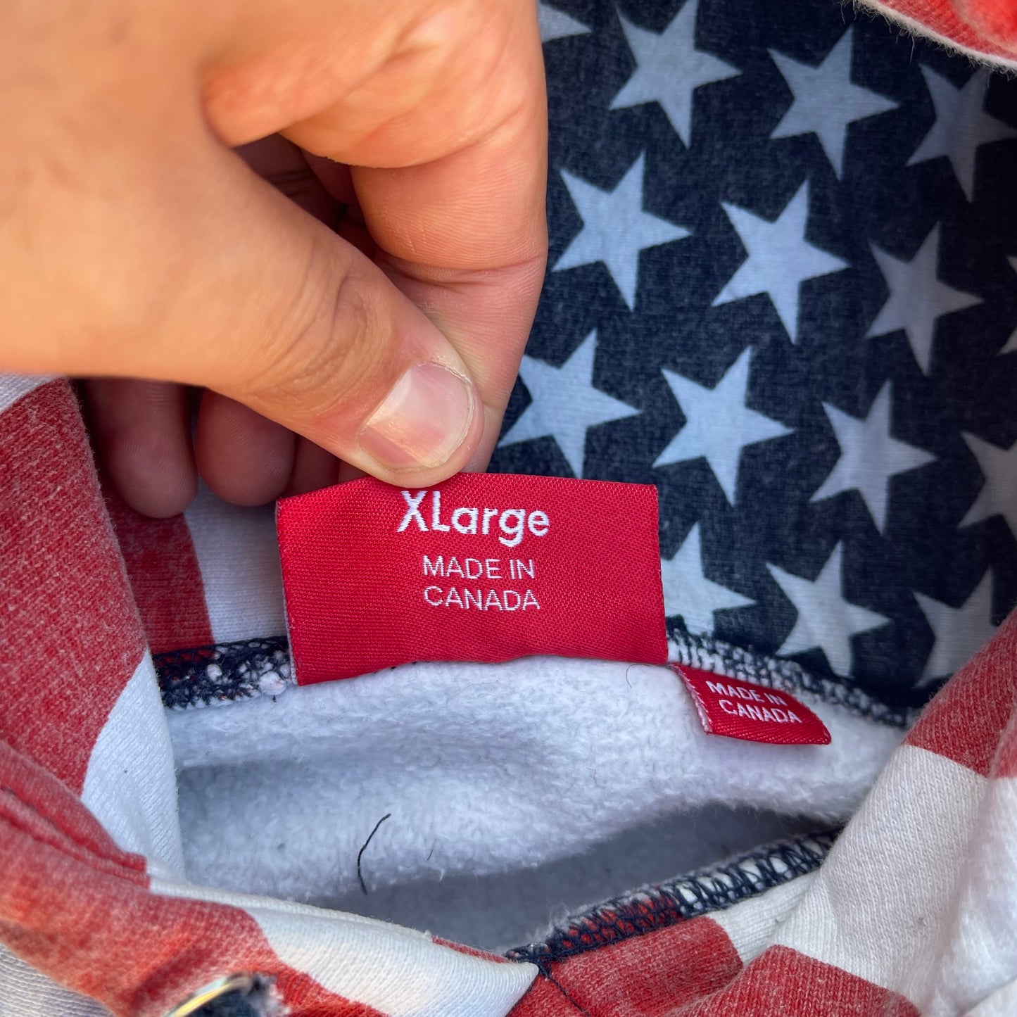 FW14 Supreme Flag Box Logo Hoodie