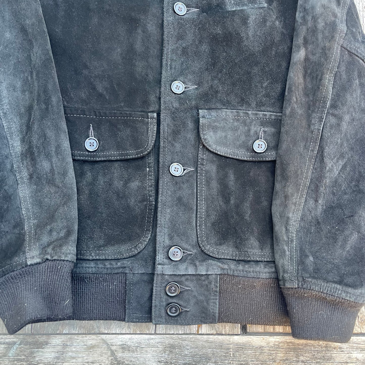 SS14 Supreme x Schott Suede Bomber Jacket