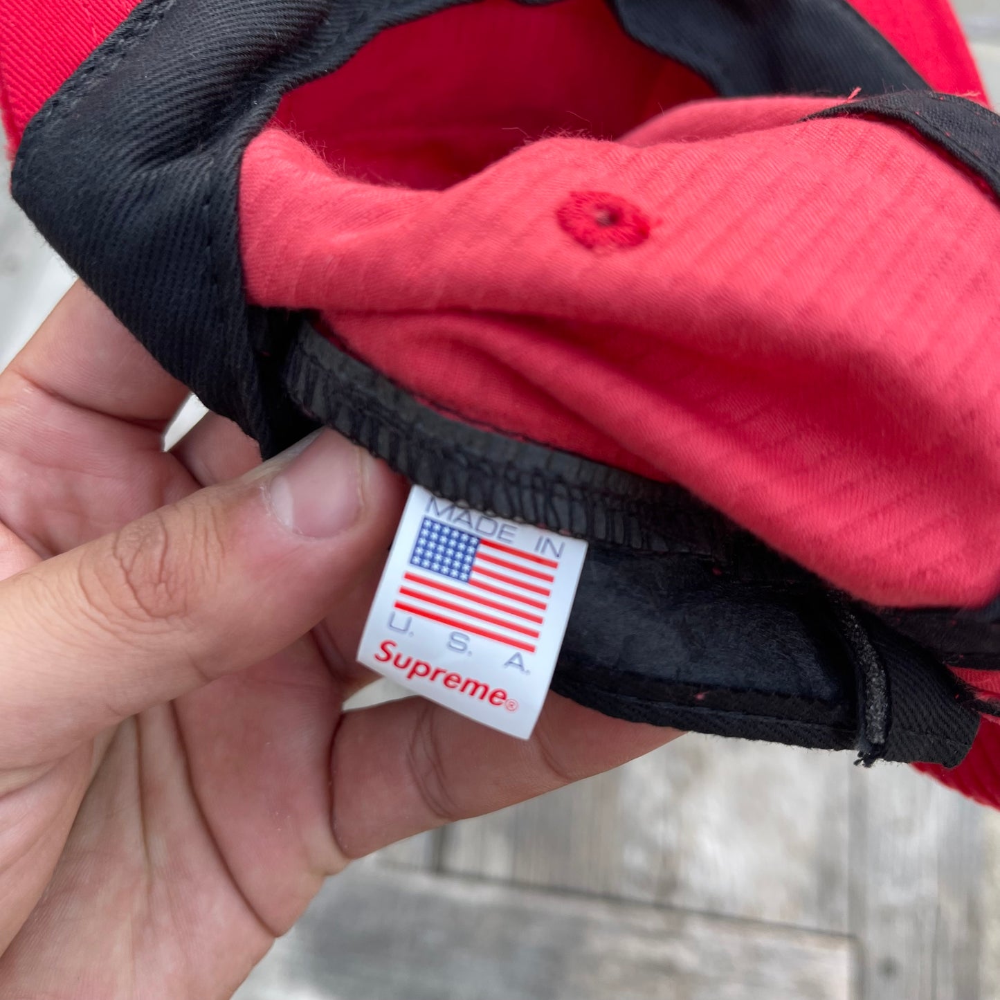 FW17 Supreme Corduroy Camp Cap