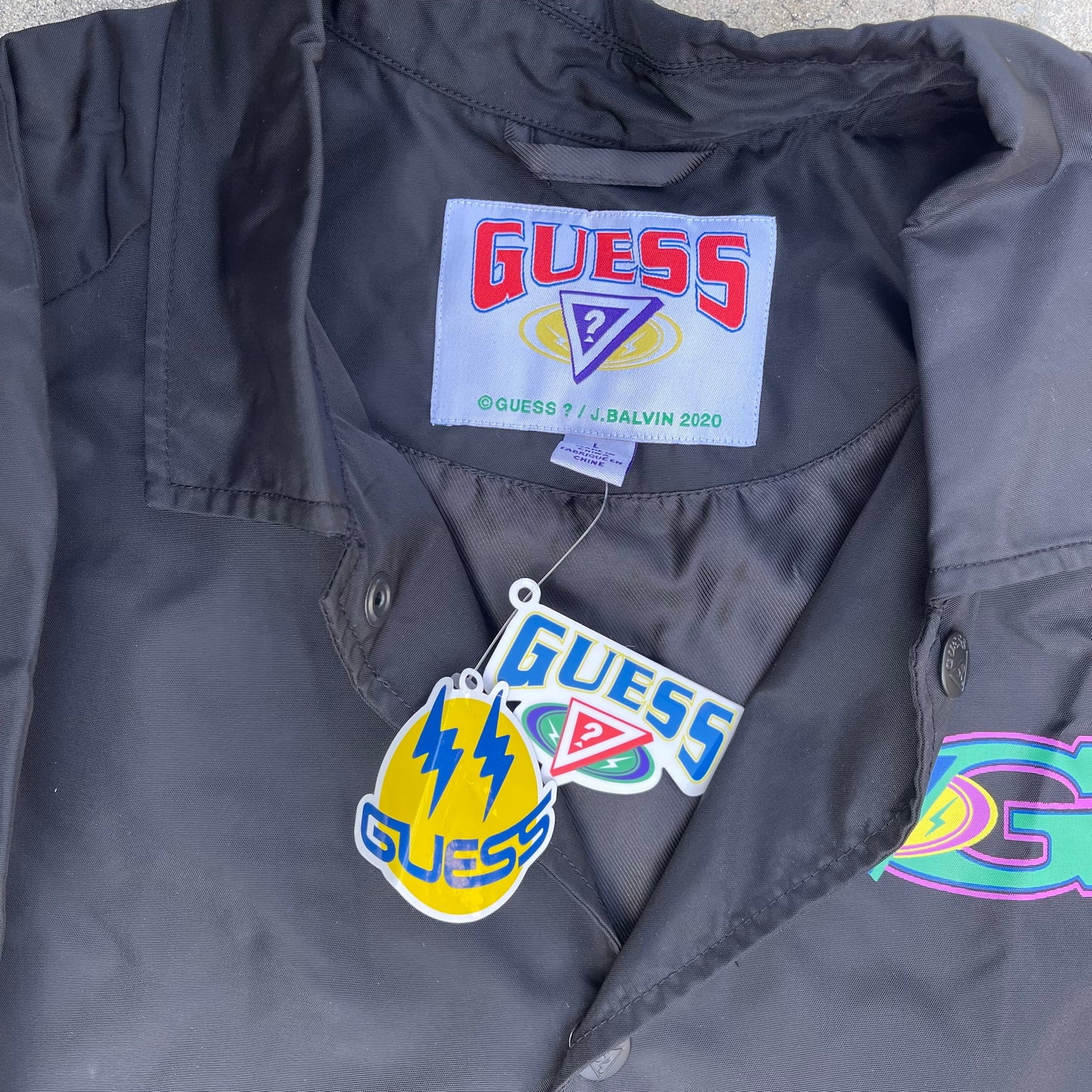 2019 Guess x J Balvin Windbreaker Jacket